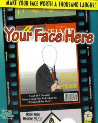 Your Face Here PC CD hilarious place face on graphic art works photo masks edit