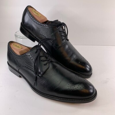 Aston Grey Miller Mens Derby Brogue Dress Shoes Black  display picture 2