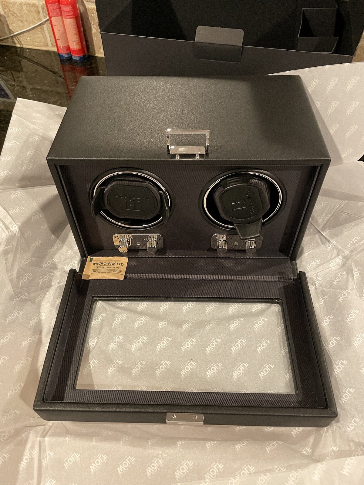 Wolf 270102 Heritage Double Watch Winder - Black for sale online | eBay