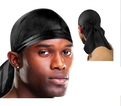 Men's Durag Tie Down Cap Bandana Sports 