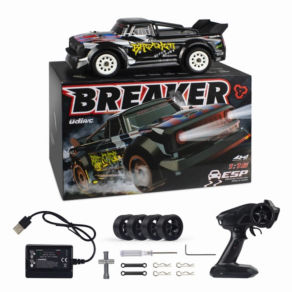 1:16 4WD RC Racing Car 2.4G 40KM/H Brushless High Speed Remote Control Drift Car - Image 2 of 4