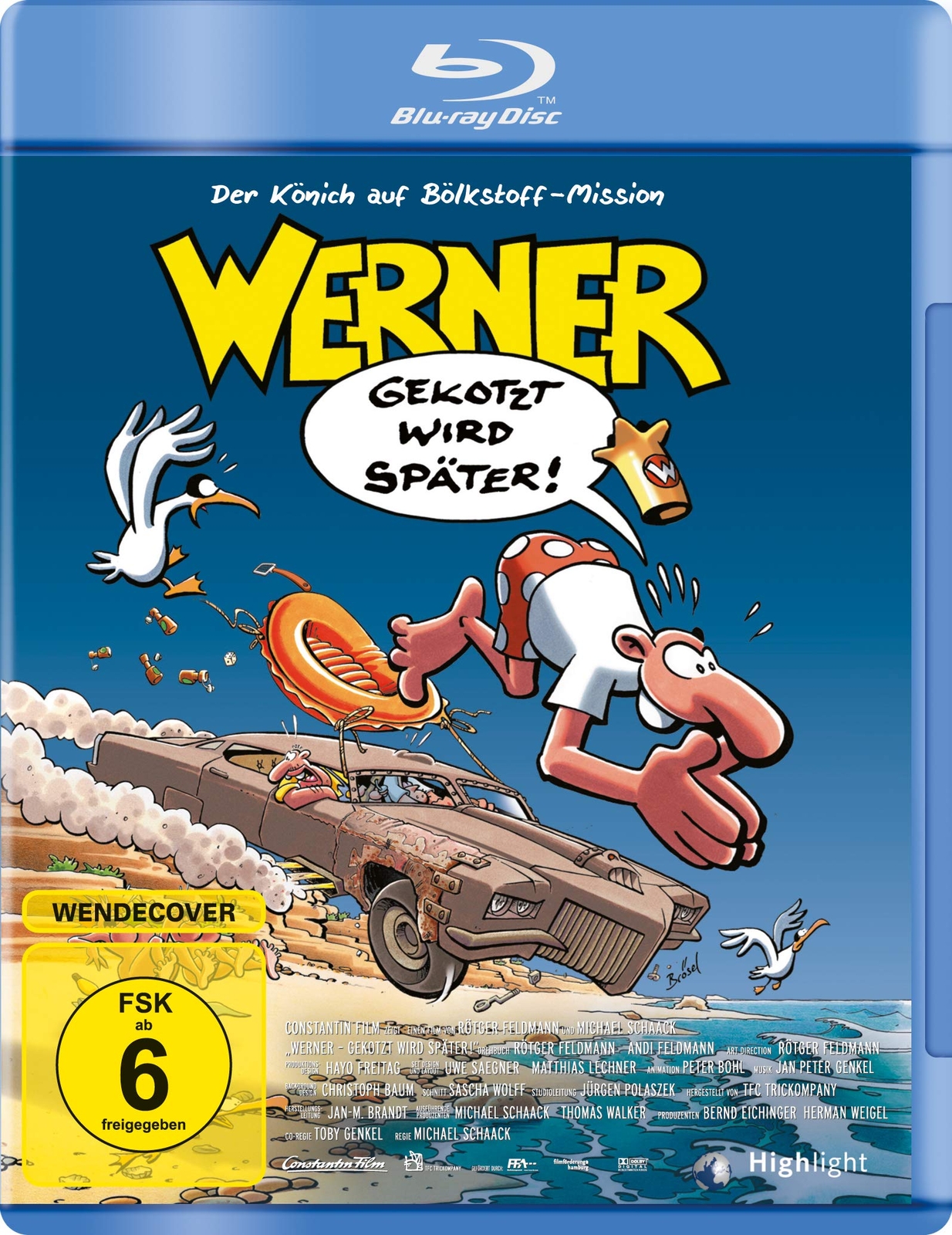Werner 4 - Gekotzt wird später! [Blu-ray] (Blu-ray)