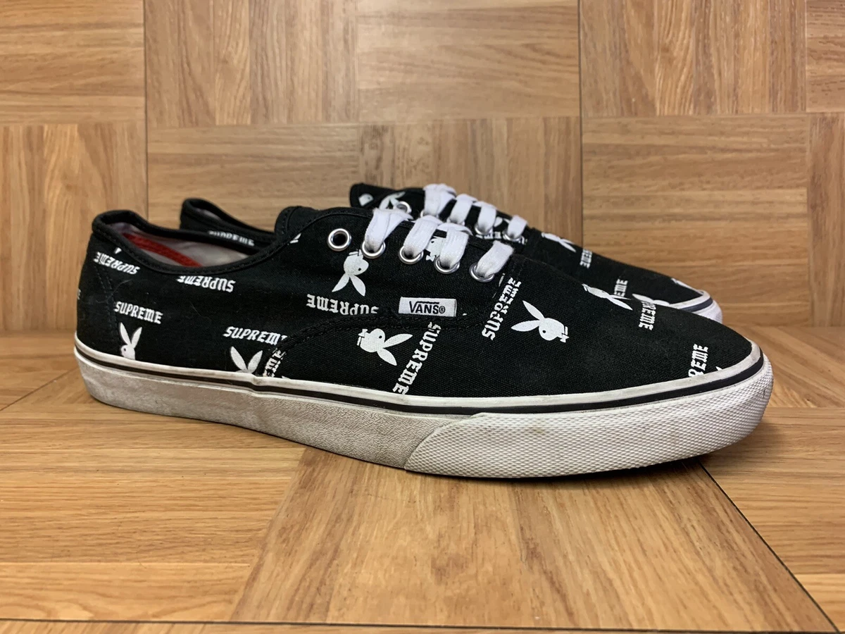 Vans Authentic Supreme x Playboy Black Men's - VN-0Q0DD7M - US