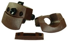 JR Products 20505 Sliding Folding Door Privacy Latch Brown RV Camper Lock