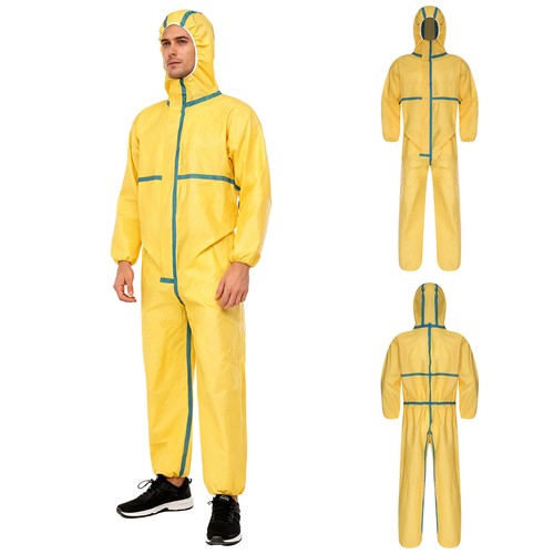 Mens Hoodie Outfit Jumpsuit Exercise Coveralls Party Overalls Tracksuit Casual - Afbeelding 7 van 34
