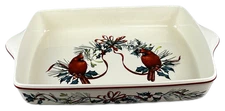 Lenox Winter Greetings Baker Casserole Lasagna Rectangular 16" Mint USA