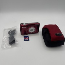 Nikon COOLPIX L26 16.1 MP Digital Camera with 5x Optical Zoom SD Card Case Cable