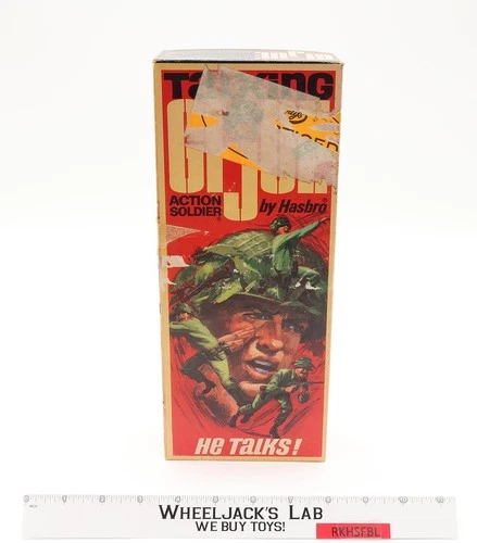 Talking Action Soldier Painted Red Hair 12" GI Joe 1960's Hasbro Action Figure