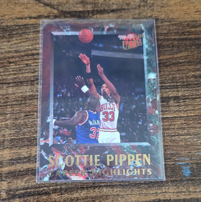 Fleer Ultra 1992-93 Scottie Pippen Career Highlights Insert #1 Chicago Bulls