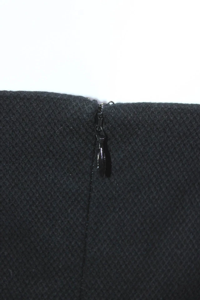 Joie 女式棉质帆布细肩带 V 领小黑连衣裙黑色 S 码 — 第 4/4 张图片