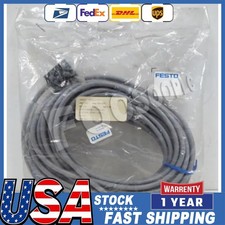 New KMEB-1-24-10-LED Festo 193457 Plug socket with cable Fast Shipping