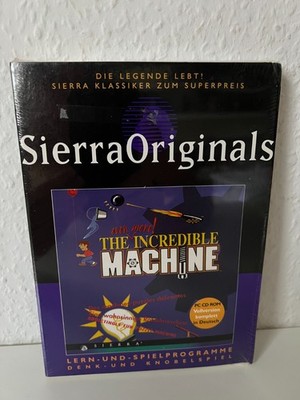 THE INCREDIBLE MACHINE - PC/CD-ROM - NEW - SEALED BOX - SIERRA ORIGINALS - 1992