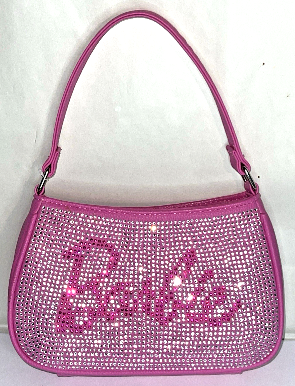 Claire’s Barbie Pink Rhinestone Bling Purse