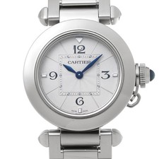 CARTIER Pasha de Cartier 1.2" WSPA0021 Silver WATCH 712897 6