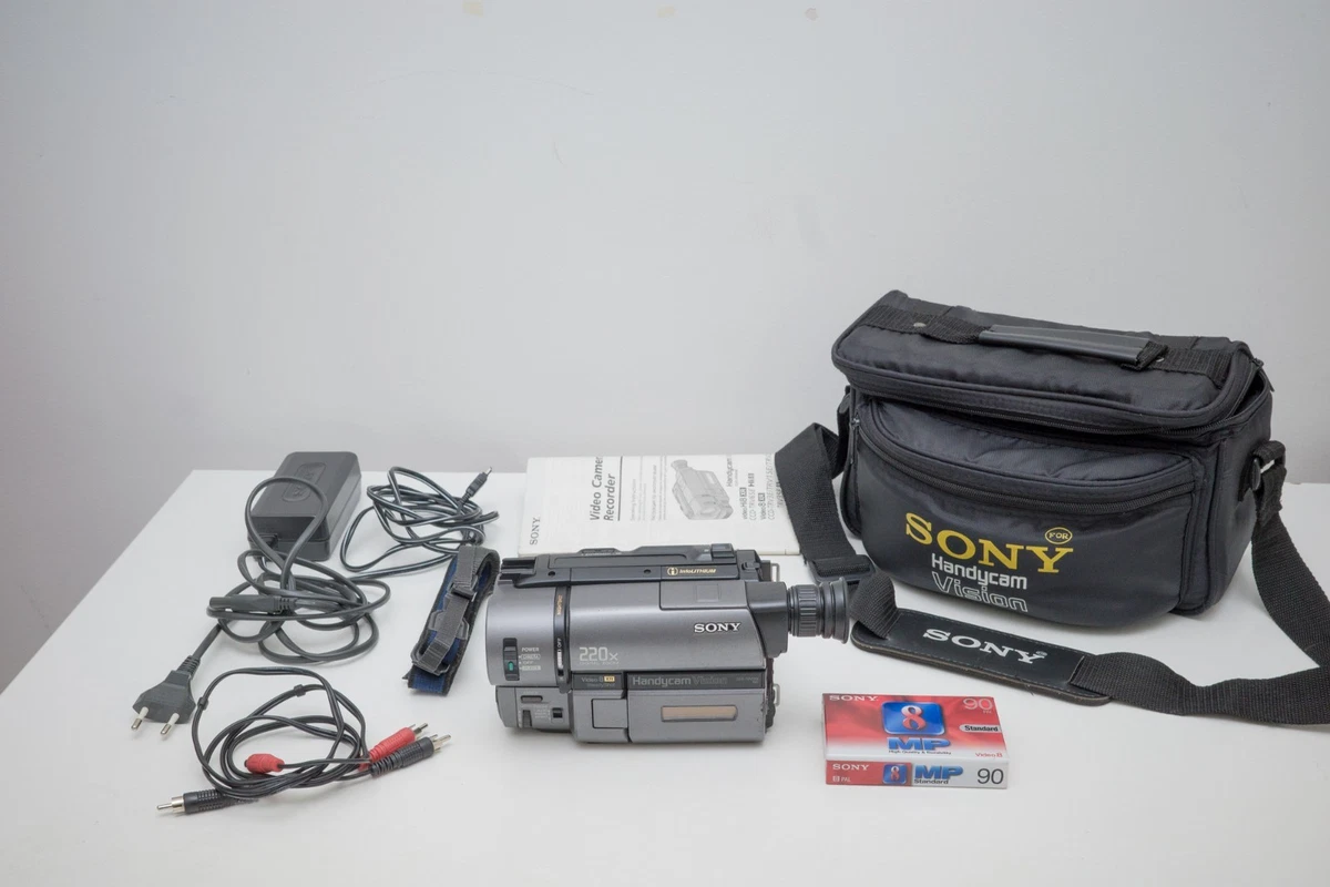 Videocámara Sony Handycam Vision CCD-TRV35E PAL 8mm Video8 XR VHS Cámara NightShot
