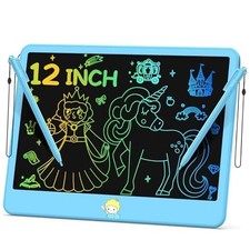 LCD Writing Tablet for Kids 12 Inch, Toys for Boys Girls 11"W x 8.2"H Blue
