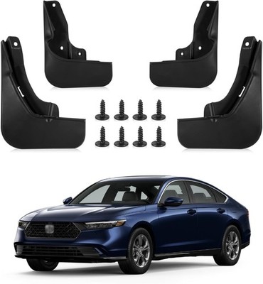 4 Pack Truck Mud Flaps for 2023 2024 2025 11th Accord Front & Rear Splash Guards
