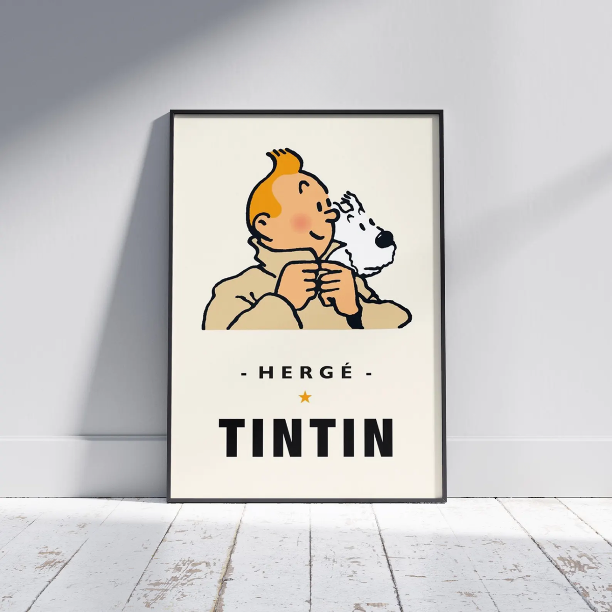 The Adventures of Tintin Poster Kids Wall Art Hergé Print | eBay