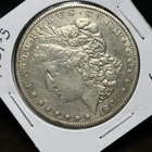 1901-S MORGAN SILVER DOLLAR, AU DETAILS