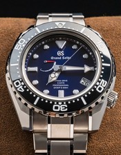 Grand Seiko SLGA001 Spring Drive 5 Days Dark Blue Dial Limited of 700 Complete 12