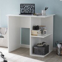 FineBuy Schreibtisch Weiß PC Tisch Arbeitstisch Computer Kinderschreibtisch BüRo