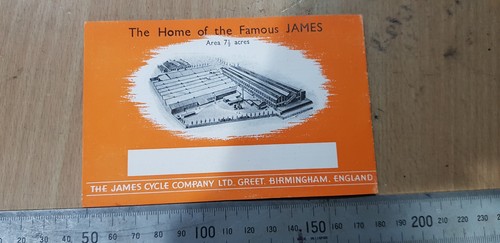JAMES LIGHTWEIGHT MOTOR CYCLES SALES BROCHURE ABRIDGED EDITION PRINTED 1949? - Picture 10 of 10