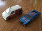 Lot of 9 Vintage 1980s Hot Wheels Cars Van Soccer Hood Opens Hot Ones Fiero