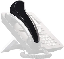 Antibacterial Black Phone Shoulder Rest | Landline Telephone Accessory (00101M)