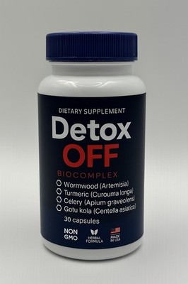 Detox  Off Plus 30 Capsules 1 Month Treatment New formula Original  Toxic Off