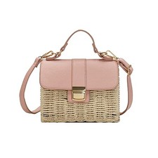 Small Straw Crossbody Bags for Women, Rattan Woven Top Handle Handbag Summer ...