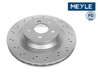 2 St. Bremsscheibe Meyle 0155230017/PD Hinterachse