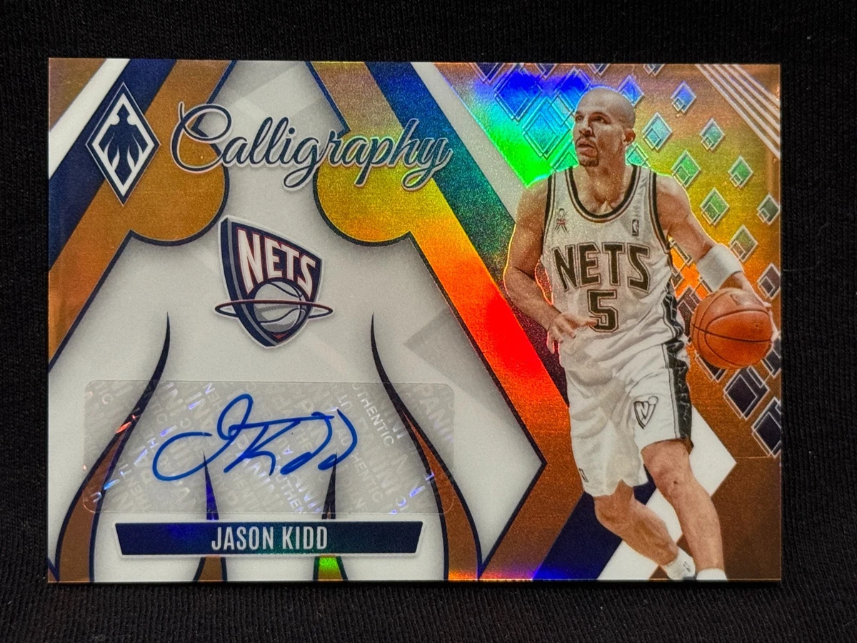 Panini Jason Kidd Basketball Autographed Sports Trading Cards