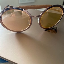 Excellent Louis Vuitton Rose Gold Tortoise Aviator Beautiful Sunglasses w/ Box