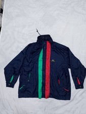 VTG 90s H2O Sportswear Windbreaker Jacket Bright Colors Siize XXL