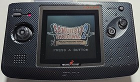 1999 Neo Geo Pocket Color Anthracite Lot With 9 Games and Accessories