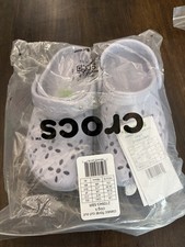 Crocs Classic Floral Cut Out Clog Purple Moon Kida 12 Youth 210927-5BR New