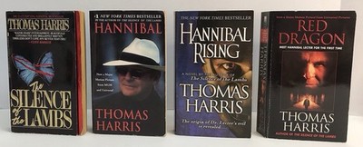 Lot 4 Thomas Harris Silence of the Lambs, Hannibal, Hannibal Rising, Red Dragon