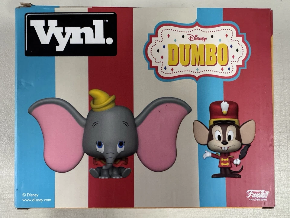 Dumbo + Timothy (paquete de 2) ~ Disney ~ Funko Vynl. ~ RARO y difícil de encontrar (HTF) Foto 3 de 4