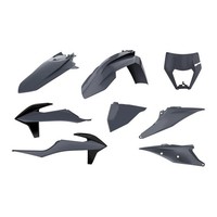 Polisport Plastiksatz Plastikkit Exc/Excf 20-23 Grey