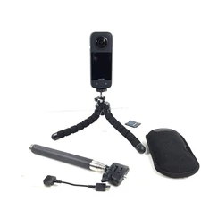 Insta360 X3 72MP 360° Waterproof VR Action Camera + 64GB + Tripod + Handle