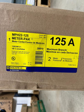 NEW IN BOX ** Square D MP22-125, 125 AMP Meter Pack - 2 Meter Positions