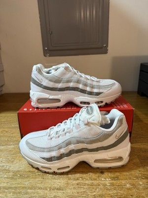 Women Size 10/Men 8.5-Nike Air Max 95 OG Big Bubble White Pearl