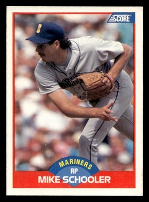 1989 Score - Mike Schooler #528 (RC) Baseball Sports Card Raw Trading Card