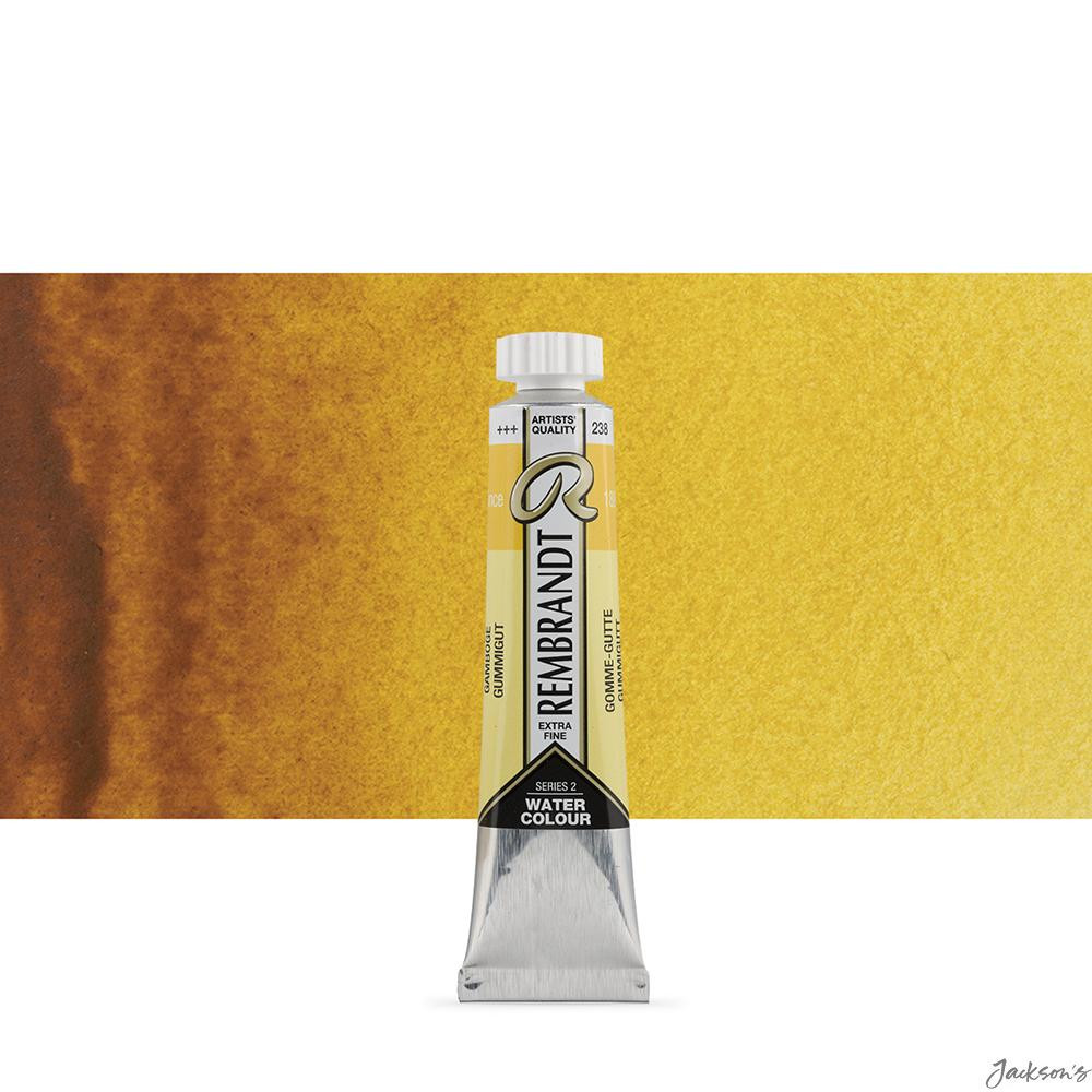 Royal Talens Rembrandt Watercolour Paint Tube 20ml Gamboge For Artists