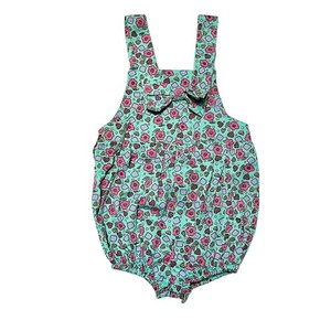 Vintage Radishes & Roses Bubble Romper Size 4T      