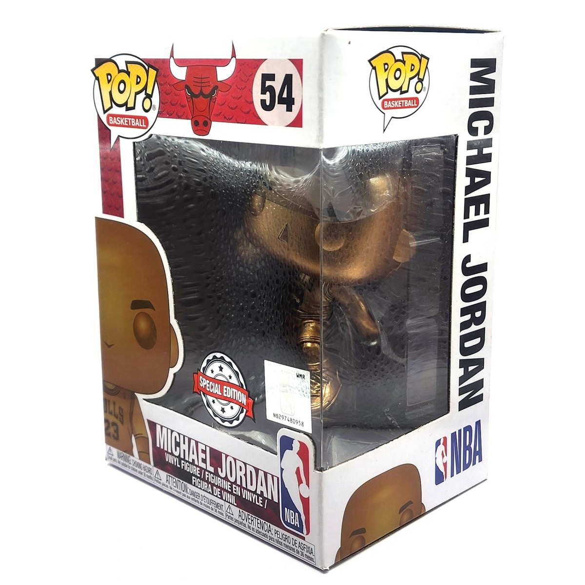 Funko Pop! Basketball Chicago Bulls Michael Jordan Gold Vinyl