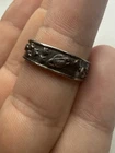 Vintage Sterling Silver Stars, Moon, Saturn Astral Space Ring Size 7.5 - 4g