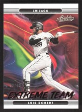 2022 Panini Absolute #ET-1 Luis Robert Extreme Team Retail Red #/99