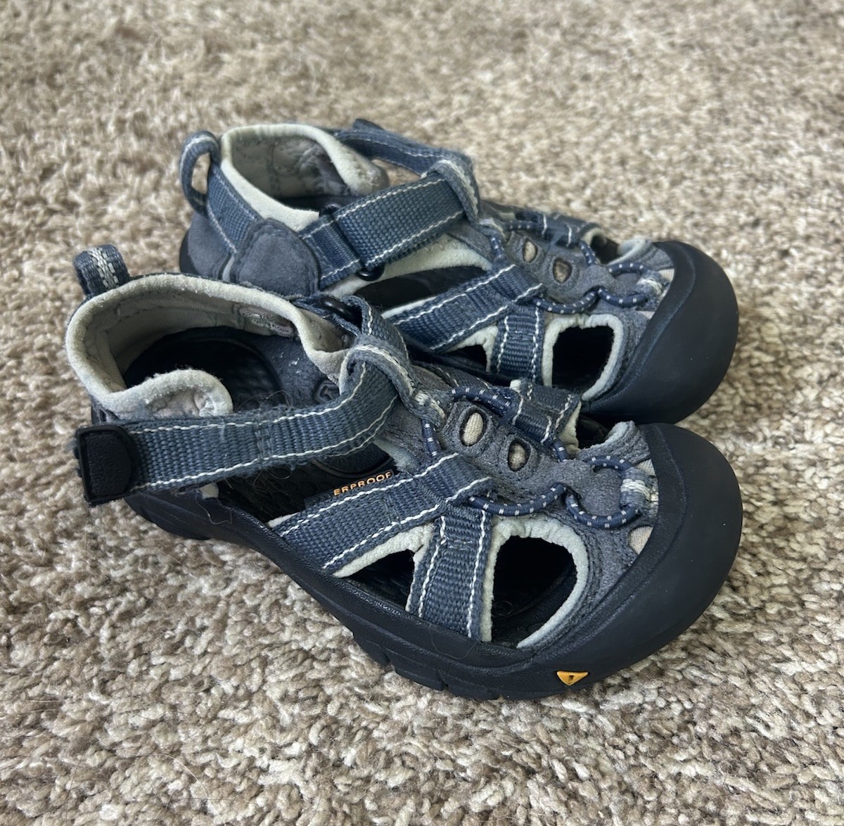 Sandali Keen Venezia H2 bambino 10 blu punta chiusa lavabili escursionismo acqua usati in ottime condizioni