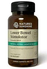 Nature's Sunshine Lower Bowel Stimulator 100 Vegitabs (LBSII) EXP 02/30 (HB6)